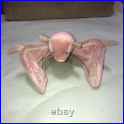 Ty Beanie Baby Batty Brown the Bat Plush Toy 1996 Vintage PVC Pellets Rare