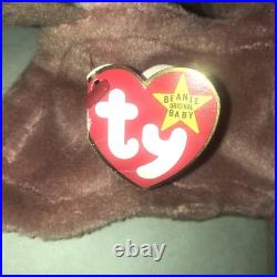 Ty Beanie Baby Batty Brown the Bat Plush Toy 1996 Vintage PVC Pellets Rare