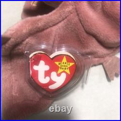 Ty Beanie Baby Batty Brown the Bat Plush Toy 1996 Vintage PVC Pellets Rare