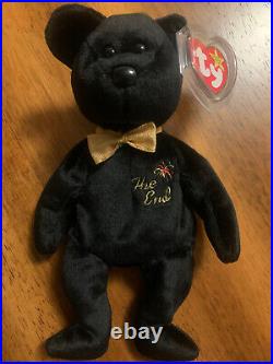 Ty Beanie Baby Bear THE END WithERRORS RARE Mint