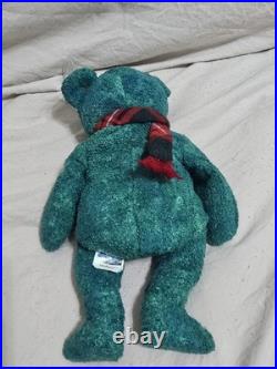 Ty Beanie Baby Bear Wallace Rare, Retired, witherrors