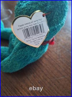 Ty Beanie Baby Bear Wallace Rare, Retired, witherrors