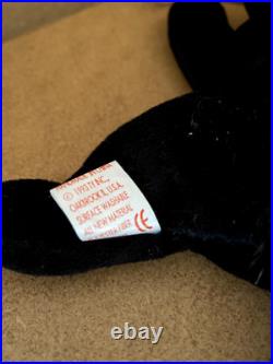Ty Beanie Baby Blackie the Bear Retired RARE Mint 1993