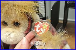 Ty Beanie Baby & Buddy & Teenie 1999 Schweetheart Reddish Orangutan Rare Retired
