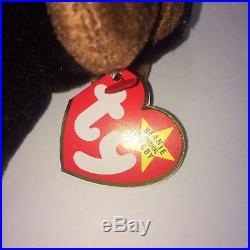 Ty Beanie Baby CONGO THE GUERRILLA 11-9-1996 Style 4160 PVC NO STAR RARE ERRORS