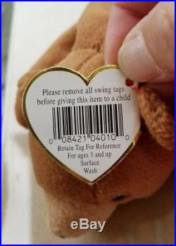 Ty Beanie Baby CUBBIE ERROR in HANG TAG 1993 Style 4010 MWMT VERY RARE