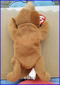 Ty Beanie Baby CUBBIE ERROR in HANG TAG 1993 Style 4010 MWMT VERY RARE