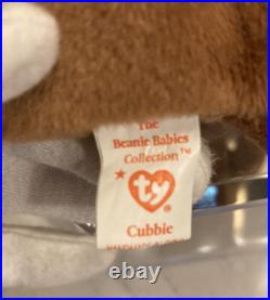 Ty Beanie Baby CUBBIE the Bear, Very Rare With 12 Errors And 9 Rarities