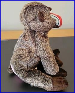 Ty Beanie Baby Cheeks the Baboon RARE with Tag Errors 1999. Vintage