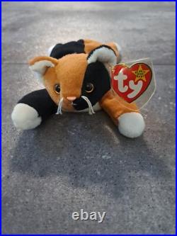 Ty Beanie Baby Chip The Cat RARE- 1996, Style 4121 With Tag Errors Ty Beanie Baby Chip The Cat RARE- 1996, Style 4121 With Tag Errors