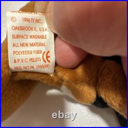 Ty Beanie Baby Chip The Cat RARE- 1996, Style 4121 With Tag Errors! PVC Ty Beanie Baby Chip The Cat RARE- 1996, Style 4121 With Tag Errors! PVC