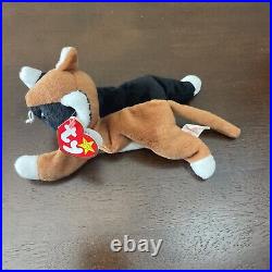 Ty Beanie Baby Chip the Cat Retired RARE Errors Mint 1996