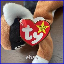 Ty Beanie Baby Chip the Cat Retired RARE Errors Mint 1996