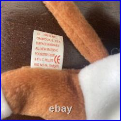 Ty Beanie Baby Chip the Cat Retired RARE Errors Mint 1996