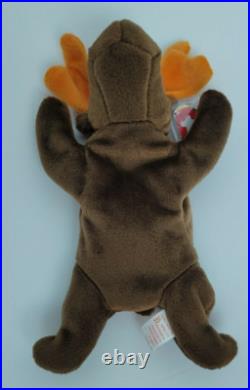 Ty Beanie Baby, Chocolate Moose, 4/27/1993, Retired, Rare