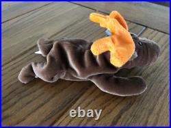 Ty Beanie Baby Chocolate The Moose One Of The Original Nine! 1993 Mwmt Rare