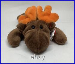 Ty Beanie Baby Chocolate the Moose 1993 Rare Retired 1 Of the Original 9 Mint