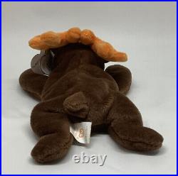 Ty Beanie Baby Chocolate the Moose 1993 Rare Retired 1 Of the Original 9 Mint