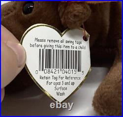 Ty Beanie Baby Chocolate the Moose 1993 Rare Retired 1 Of the Original 9 Mint