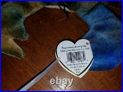 Ty Beanie Baby Claude the Crab Ty Dye Retired PVC VERY RARE, with FACTORY Errors