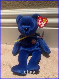 Ty Beanie Baby Clubby 1998 Errors Rare