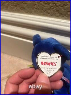 Ty Beanie Baby Clubby 1998 Errors Rare