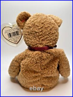 Ty Beanie Baby Curly Bear RARE Tag Sticker Error- With Multiple Errors