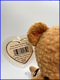 Ty Beanie Baby Curly Bear RARE Tag Sticker Error- With Multiple Errors