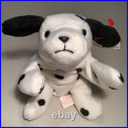 Ty Beanie Baby Dotty The Dog 1996 Vintage Rare PVC Pellets