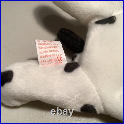 Ty Beanie Baby Dotty The Dog 1996 Vintage Rare PVC Pellets
