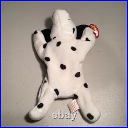 Ty Beanie Baby Dotty The Dog 1996 Vintage Rare PVC Pellets