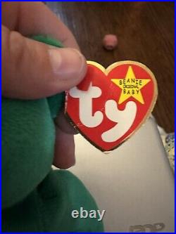 Ty Beanie Baby Erin RARE Errors Mint condition Never played with