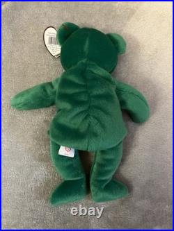 Ty Beanie Baby Erin The Bear 1997 Retired Plush Toy W ERRORS MINT RARE