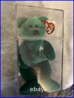 Ty Beanie Baby Erin The Bear 1997 Retired Plush Toy W ERRORS MINT RARE