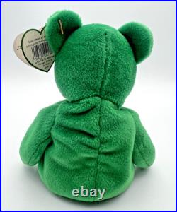 Ty Beanie Baby Erin the Bear 1997 Retired Plush Toy with ERRORS MINT RARE