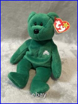 Ty Beanie Baby Erin the Irish Bear 1997 with Errors (Rare Collectable)