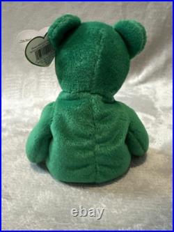 Ty Beanie Baby Erin the Irish Bear 1997 with Errors (Rare Collectable)