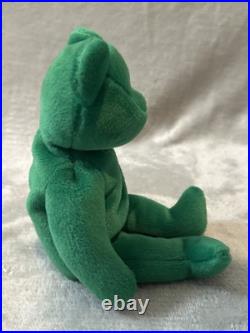 Ty Beanie Baby Erin the Irish Bear 1997 with Errors (Rare Collectable)