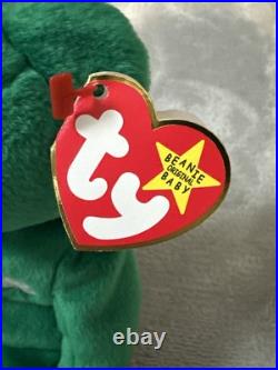 Ty Beanie Baby Erin the Irish Bear 1997 with Errors (Rare Collectable)