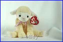 Ty Beanie Baby FLEECIE 2000 Lamb with Tag ERRORS Plush Toy RARE PE NEW RETIRED