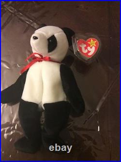 Ty Beanie Baby Fortune Rare, Retired, Mintwith Errorsin Display Case Ty Beanie Baby Fortune Rare, Retired, Mintwith Errorsin Display Case