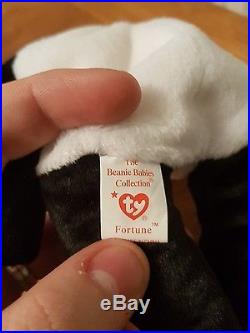 Ty Beanie Baby Fortune The Panda Very Rare With Date Error