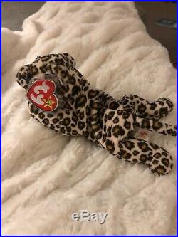 Ty Beanie Baby, Freckles 1996-PVC pellets with errors. Vintage Rare Crooked Nose