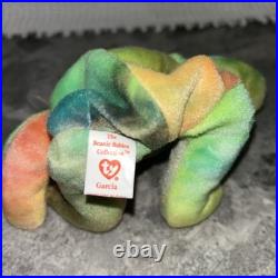 Ty Beanie Baby Garcia Bear 1993 Multicolor Super Rare Highly Collectible Ty Beanie Baby Garcia Bear 1993 Multicolor Super Rare Highly Collectible