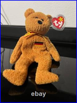 Ty Beanie Baby Germania 1999 Handmade Low Amounts Made Rare Prestine Errors