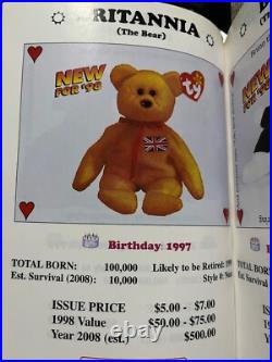 Ty Beanie Baby Germania 1999 Handmade Low Amounts Made Rare Prestine Errors