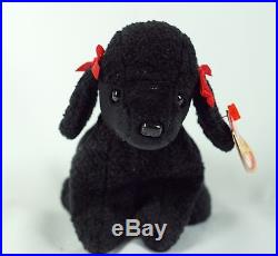 Ty Beanie Baby GiGi 1997 Poodle Dog with Tag ERRORS Plush Toy RARE PE NEW RETIRED