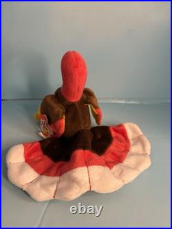 Ty Beanie Baby Gobbles the Turkey (1996/1997 Tag Error) With Tags Rare Ty Beanie Baby Gobbles the Turkey (1996/1997 Tag Error) With Tags Rare