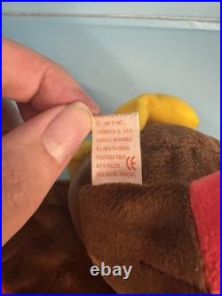 Ty Beanie Baby Gobbles the Turkey (1996/1997 Tag Error) With Tags Rare Ty Beanie Baby Gobbles the Turkey (1996/1997 Tag Error) With Tags Rare