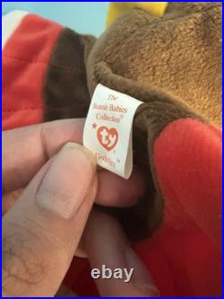 Ty Beanie Baby Gobbles the Turkey (1996/1997 Tag Error) With Tags Rare Ty Beanie Baby Gobbles the Turkey (1996/1997 Tag Error) With Tags Rare